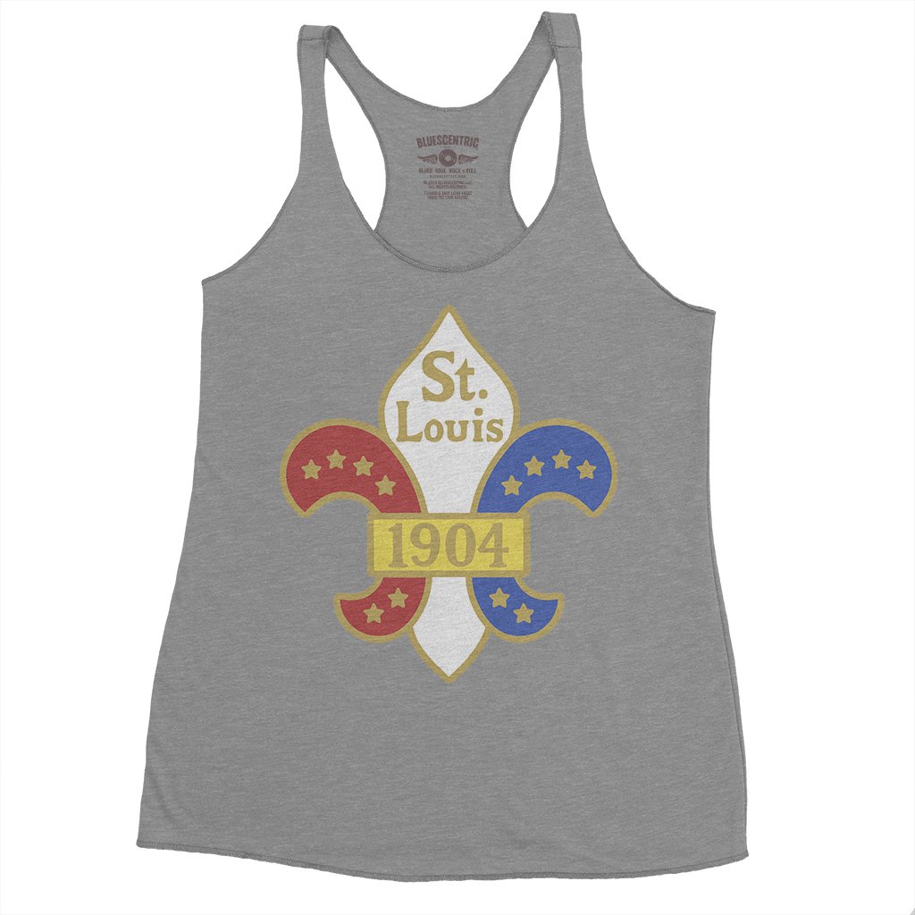 Saint Louis 1904 World's Fair Racerback Tank - Women's - Premium Heather