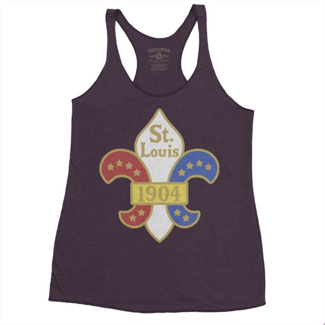 Saint Louis 1904 World's Fair Racerback Tank - Women's - Vintage Purple