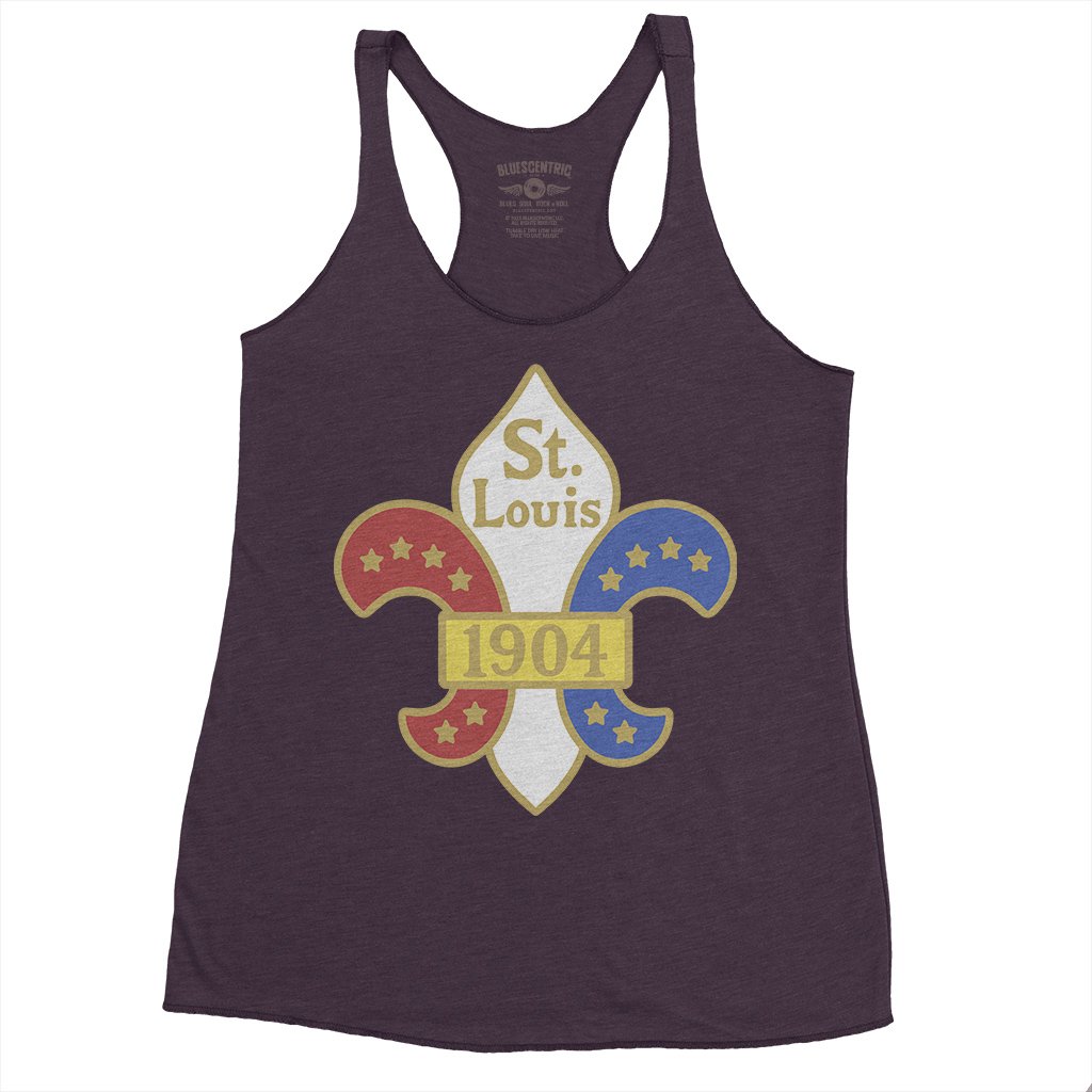 Saint Louis 1904 World's Fair Racerback Tank - Women's - Vintage Purple