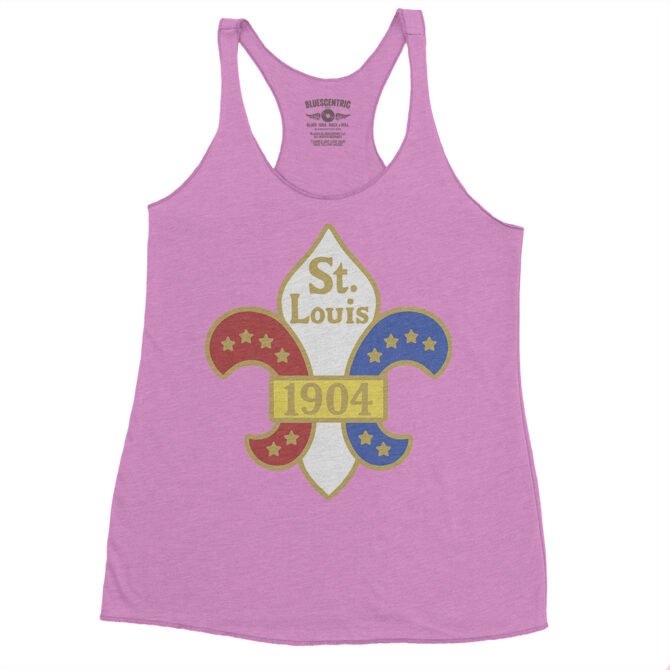 Saint Louis 1904 World's Fair Racerback Tank - Women's - Vintage Lilac