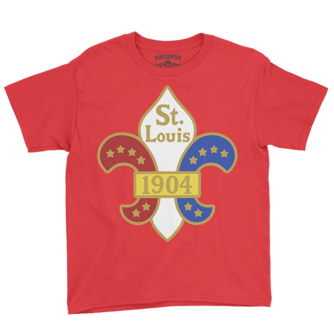 Saint Louis 1904 World's Fair Youth T-Shirt - Lightweight Children & Toddlers - Red