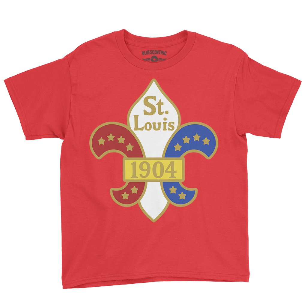 Saint Louis 1904 World's Fair Youth T-Shirt - Lightweight Children & Toddlers - Red