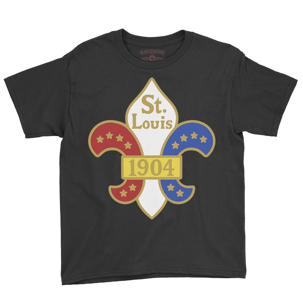 Saint Louis 1904 World's Fair Youth T-Shirt - Lightweight Children & Toddlers - Black