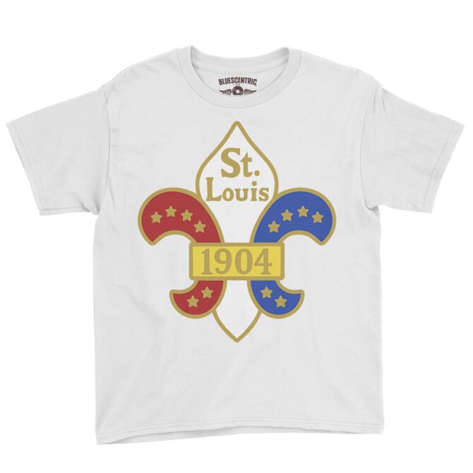 Saint Louis 1904 World's Fair Youth T-Shirt - Lightweight Children & Toddlers - White