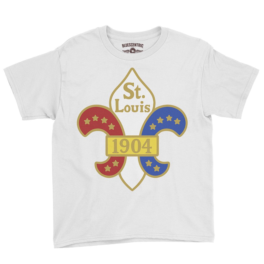 Saint Louis 1904 World's Fair Youth T-Shirt - Lightweight Children & Toddlers - White
