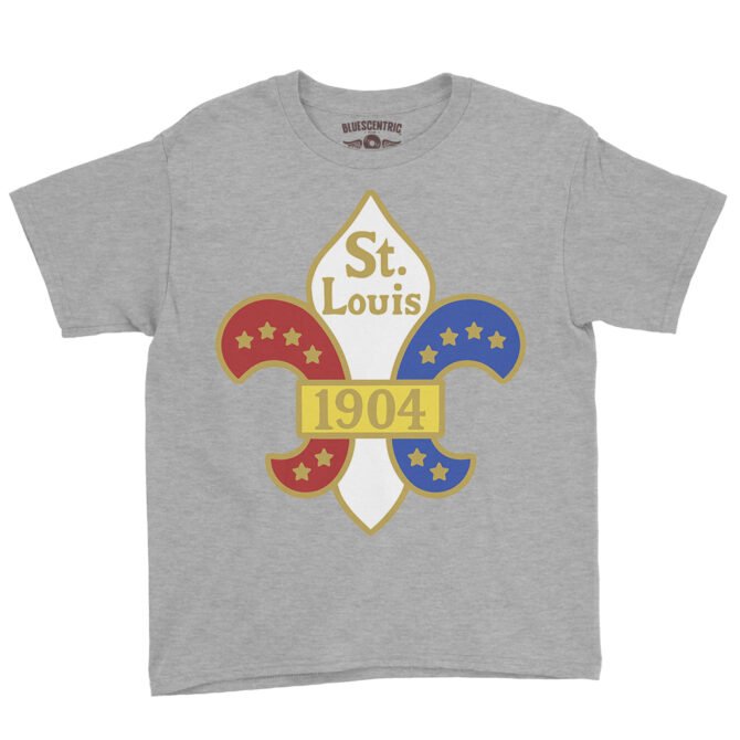 Saint Louis 1904 World's Fair Youth T-Shirt - Lightweight Children & Toddlers - Athletic Heather