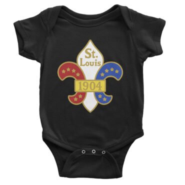 Saint Louis 1904 World's Fair Baby Onesie - Black