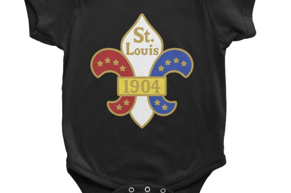 Saint Louis 1904 World's Fair Baby Onesie - Black