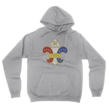 Saint Louis 1904 World's Fair Hooded Pullover Jacket - Ash
