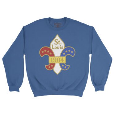 Saint Louis 1904 World's Fair Crewneck Sweatshirt - Royal