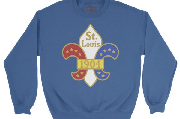 Saint Louis 1904 World's Fair Crewneck Sweatshirt - Royal