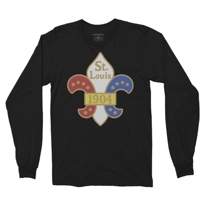 Saint Louis 1904 World's Fair Long Sleeve T-Shirt - Black
