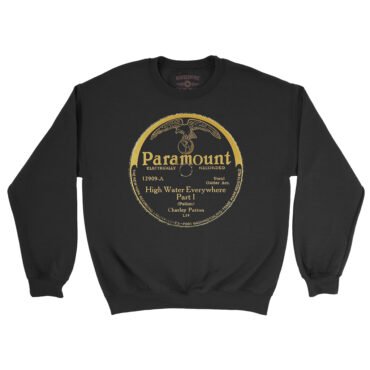 Charley Patton High Water Crewneck Sweatshirt - Black