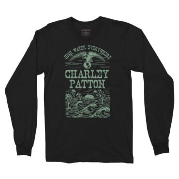 Charley Patton High Water Everywhere Long Sleeve T-Shirt - Black