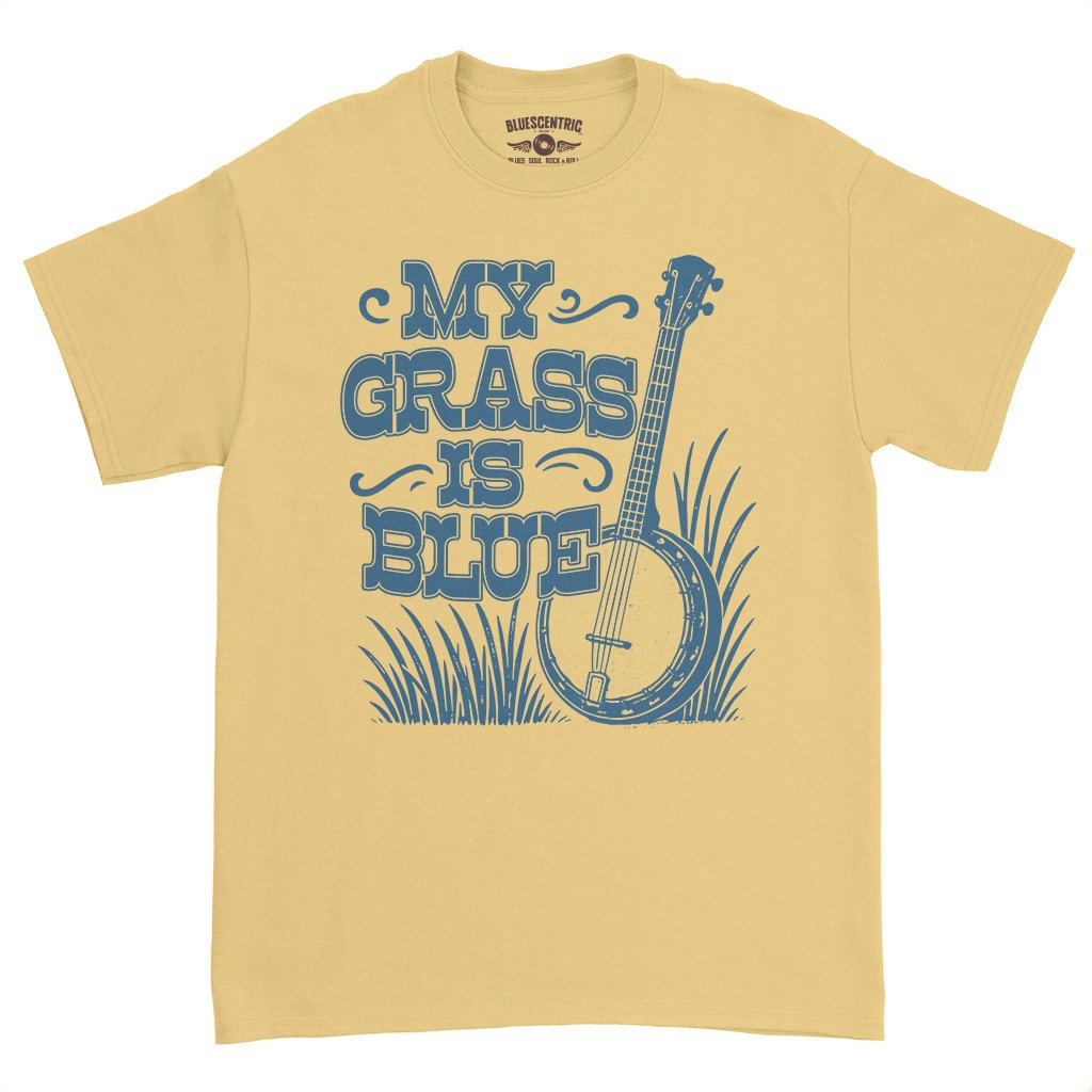 Graphic My Grass Is Blue T-Shirt - Heavy Cotton - Daisy