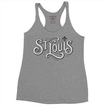 Saint Louis Ornate Vintage Racerback Tank - Women's - Premium Heather