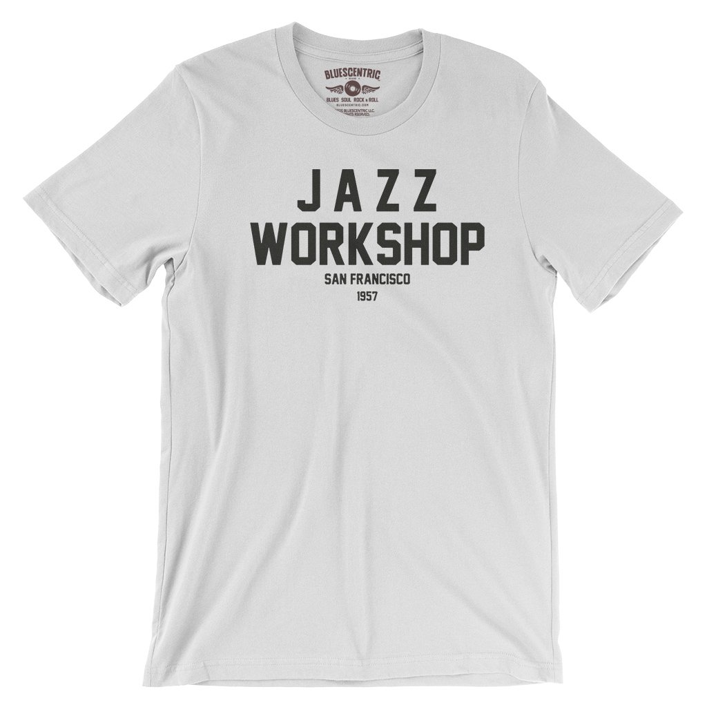 Jazz Workshop San Francisco T-Shirt - Lightweight Vintage Style - White