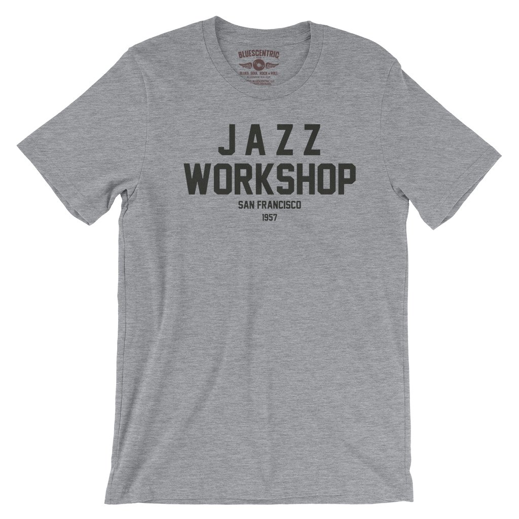 Jazz Workshop San Francisco T-Shirt - Lightweight Vintage Style - Athletic Heather