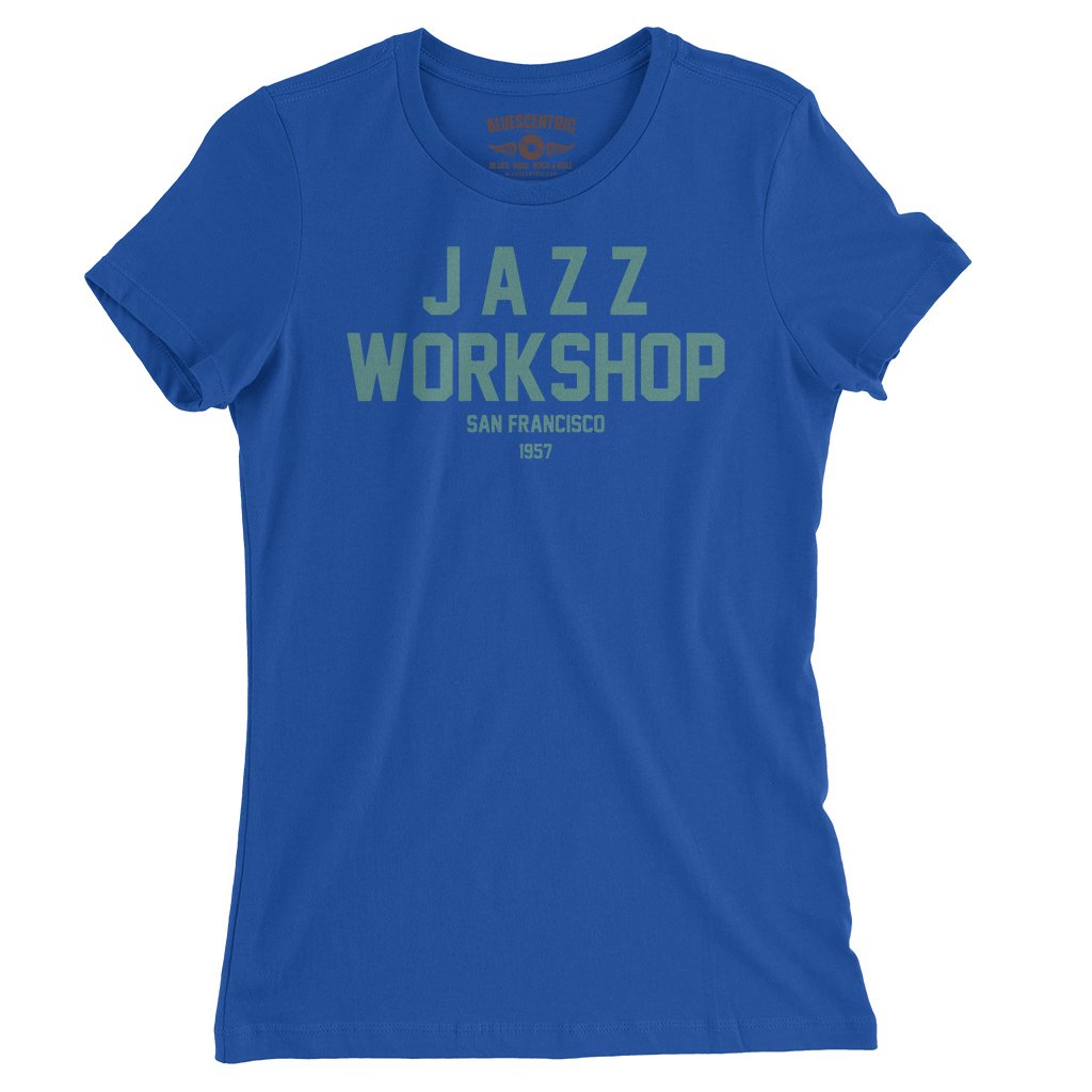 Jazz Workshop San Francisco Ladies T-Shirt - Relaxed Fit - True Royal