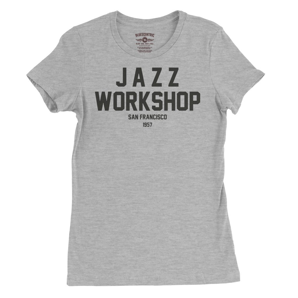 Jazz Workshop San Francisco Ladies T-Shirt - Relaxed Fit - Athletic Heather