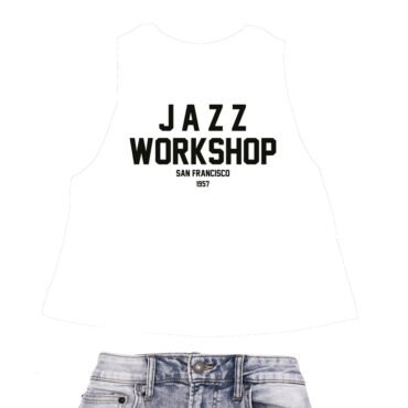 Jazz Workshop San Francisco Racerback Crop Top - Women's - White