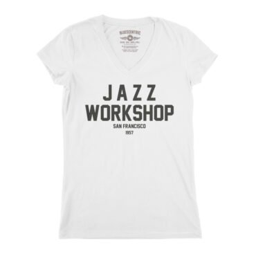 Jazz Workshop San Francisco V-Neck T Shirt - Women's - White