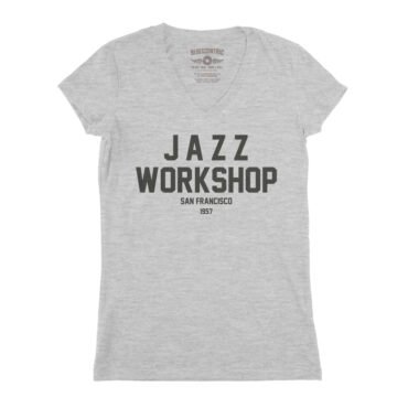 Jazz Workshop San Francisco V-Neck T Shirt - Women's - Athletic Heather