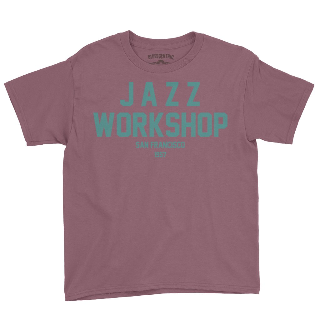 Jazz Workshop San Francisco Youth T-Shirt - Lightweight Children & Toddlers - Heather Maroon