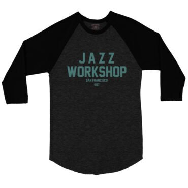 Jazz Workshop San Francisco Baseball T-Shirt - Black-HBlack