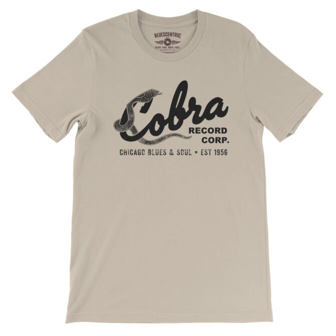 Cobra Records Blues & Soul T-Shirt - Lightweight Vintage Style - Soft Cream