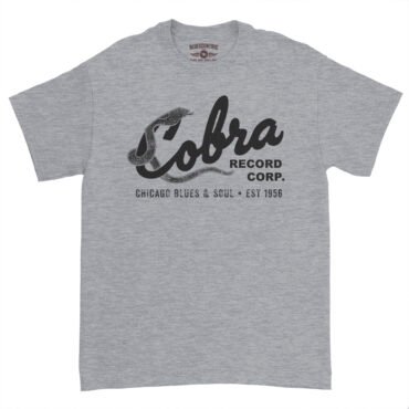 Cobra Records Blues & Soul T-Shirt - Heavy Cotton - Athletic Heather