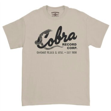 Cobra Records Blues & Soul T-Shirt - Heavy Cotton - Sand