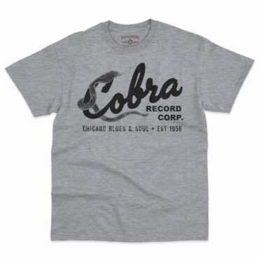 Cobra Records Blues & Soul T-Shirt - Men's Big & Tall - Athletic Heather
