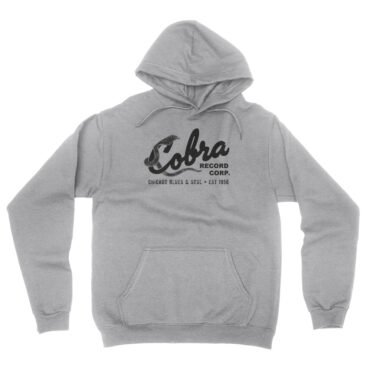 Cobra Records Blues & Soul Hooded Pullover Jacket - Ash