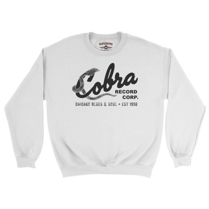 Cobra Records Blues & Soul Crewneck Sweatshirt - White