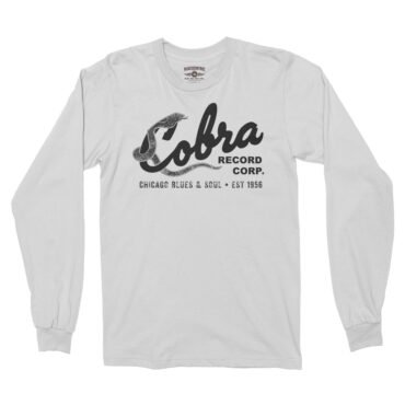 Cobra Records Blues & Soul Long Sleeve T-Shirt - White