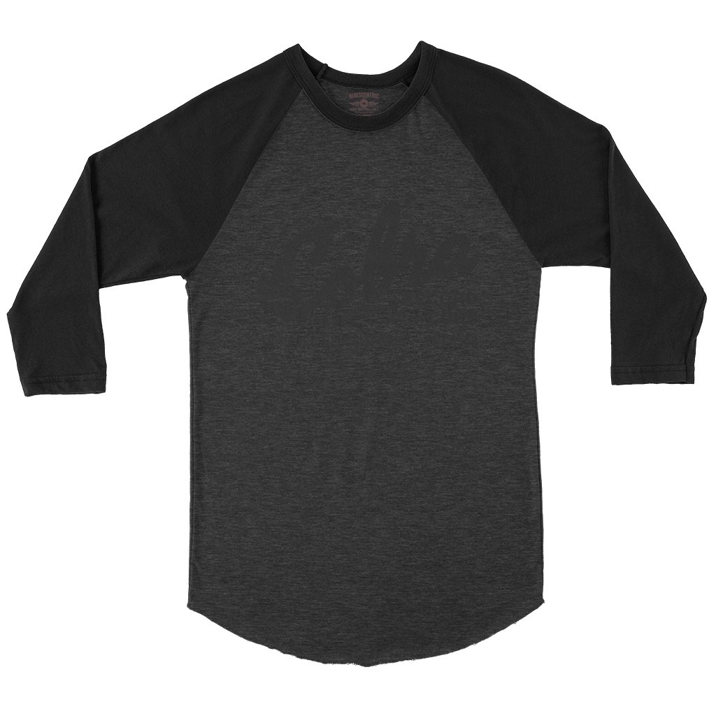 Cobra Records Blues & Soul Baseball T-Shirt - Black-HBlack