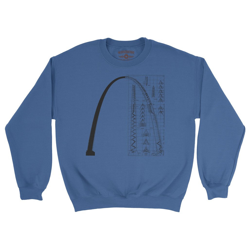 Saint Louis Arch Architecture Crewneck Sweatshirt