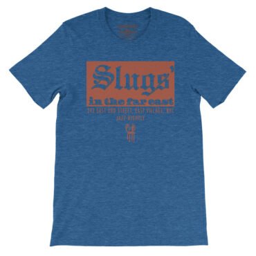 Slugs in the East Side T-Shirt - Lightweight Vintage Style - Heather True Royal