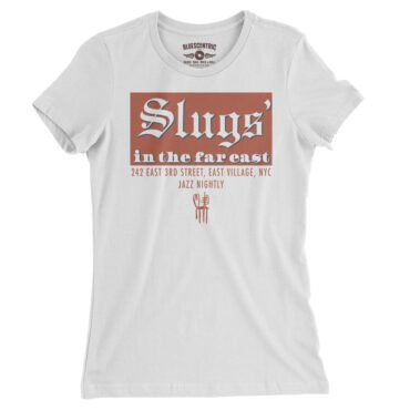Slugs in the East Side Ladies T-Shirt - Relaxed Fit - White