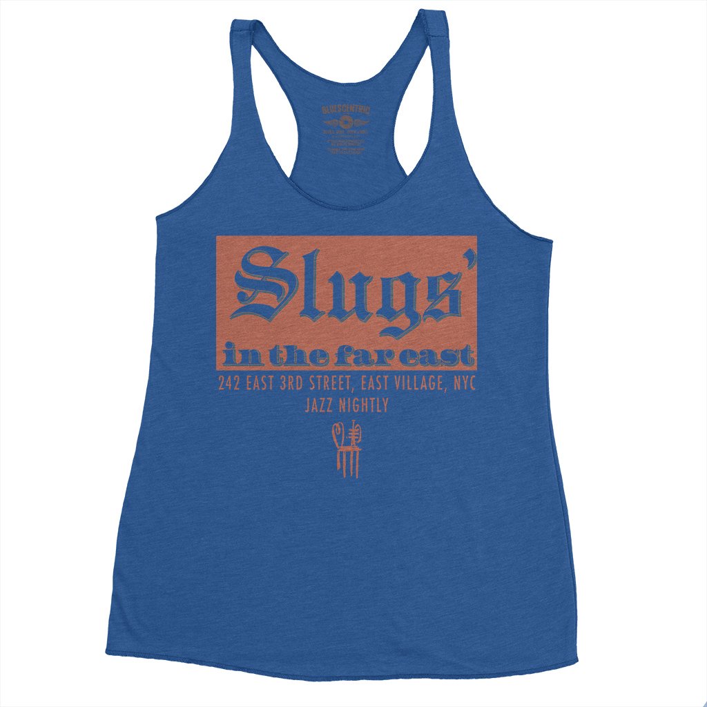 Slugs in the East Side Racerback Tank - Women's - Vintage Royal