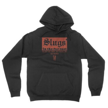 Slugs in the East Side Hooded Pullover Jacket - Black