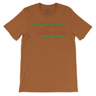 Star Club Germany T-Shirt - Lightweight Vintage Style - Burnt Orange