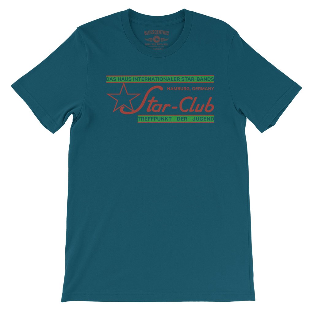 Star Club Germany T-Shirt - Lightweight Vintage Style - Deep Teal