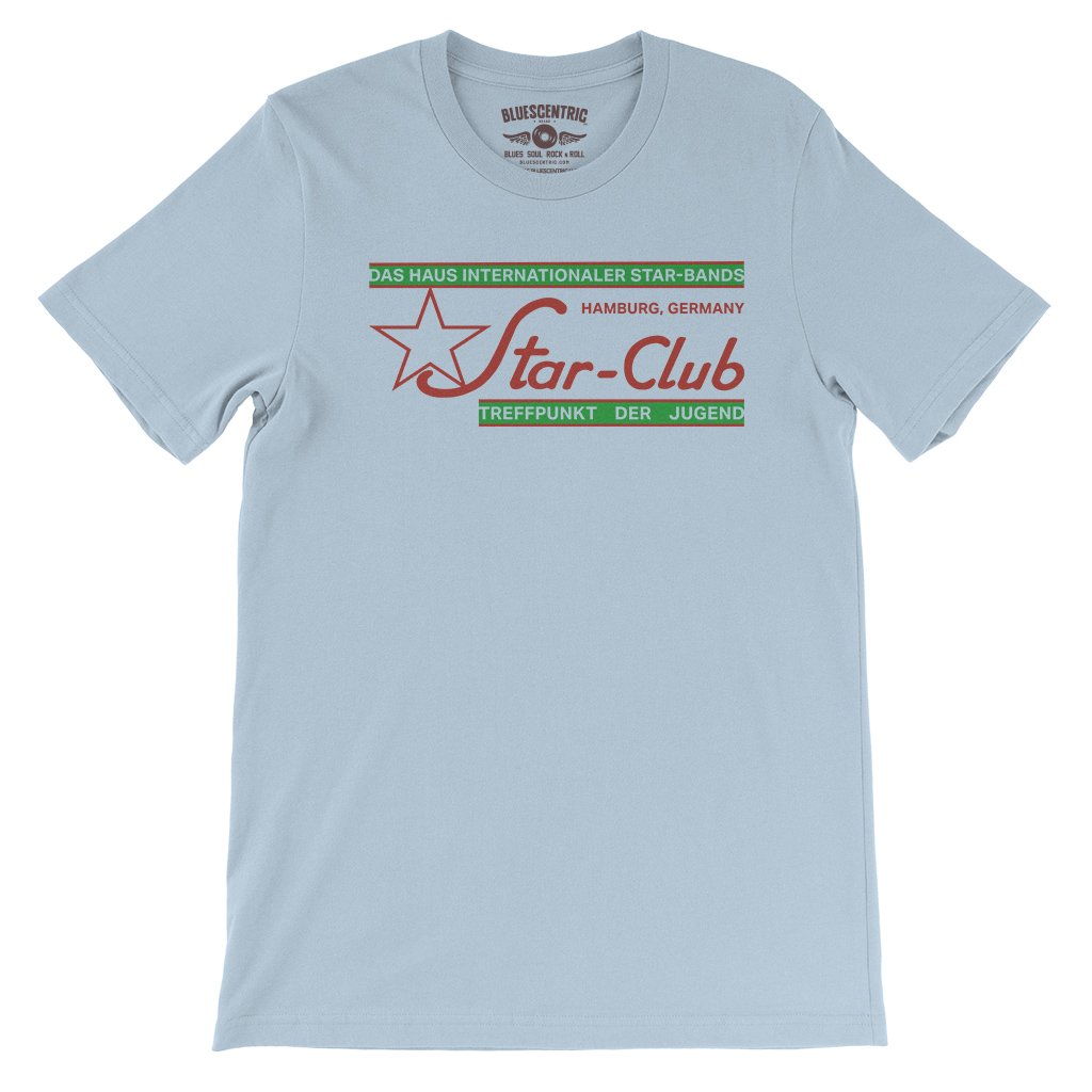 Star Club Germany T-Shirt - Lightweight Vintage Style - Light Blue