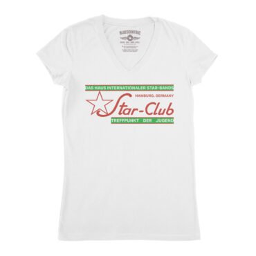 Star Club Germany V-Neck T Shirt - Women's - White