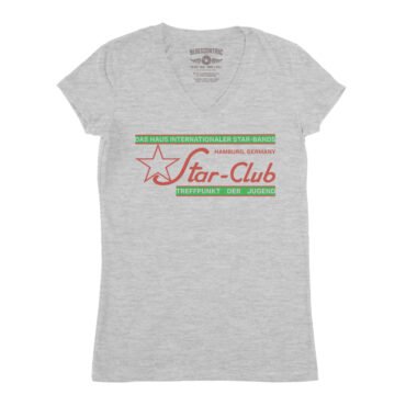 Star Club Germany V-Neck T Shirt - Women's - Athletic Heather