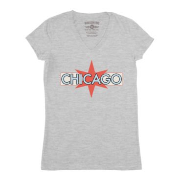 Chicago V-Neck T Shirt - Women's - Athletic Heather