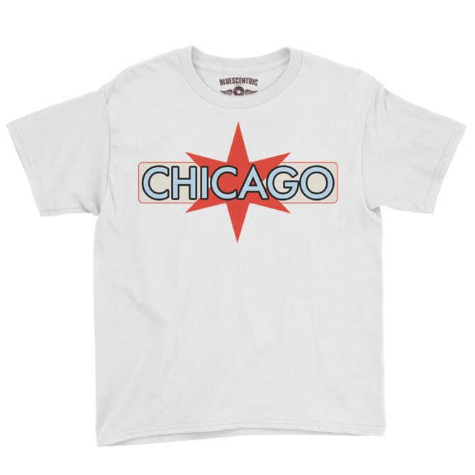 Chicago Youth T-Shirt - Lightweight Children & Toddlers - White
