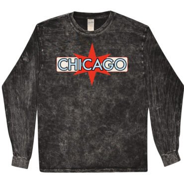 Chicago T-Shirt - Black Mineral Wash - 4XL